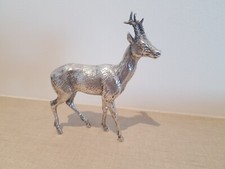 ODIOT .Sujet zoomorphe. CHASSE.Bronze Argenté Poinçon ODIOT Paris. Circa 1960.