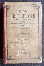 Ancien livre Histoire de l'Europe - Victor Duruy - Hachette - 1879