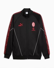  Ac Milan Puma Veste de survêtement Noir 2025 26 Stadium Pre Match KING Anthem 