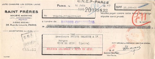 1947 jute chanvre lin coton - jute,