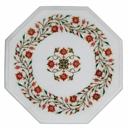 Marbre blanc table top - 12,