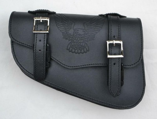 Sacoche laterale cuir aigle - en,