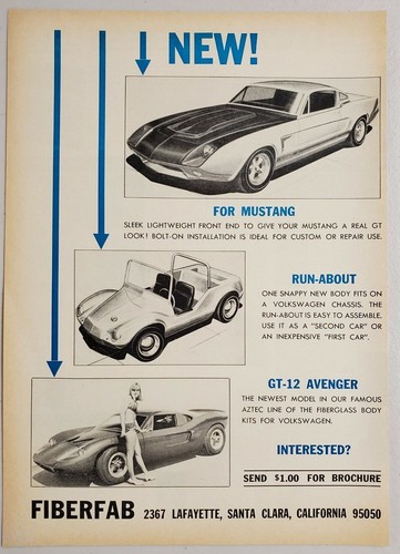 1967 print fiberfab kit - ad,