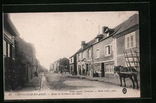 CPA Crévecoeur-En-Auge, Route