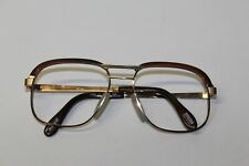 Paire de lunettes de vue dorées 1950 neuves de stock Zeiss 130 5248 11 52-16 BK8