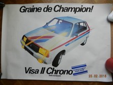 Affiche concessionnaire CITROEN VISA II CHRONO