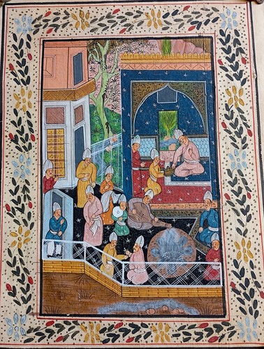 Gouache indo persane sur - indo,