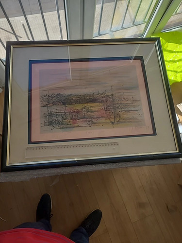 Carzou lithographie phare - carzou,