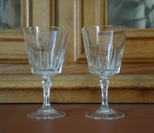 lot de 2 verres a vin blanc Cristal d'Arques modele Versailles occasion