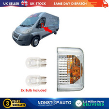 Rétroviseur Clignotant Lentille Côté Gauche Pour Peugeot Boxer Fiat Ducato