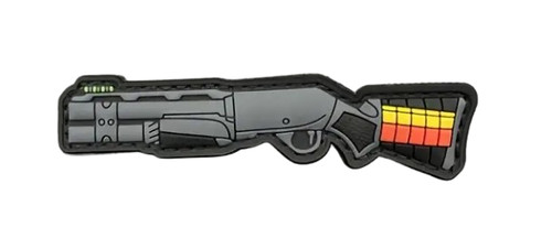 Ecusson patch fusil pompe - à,