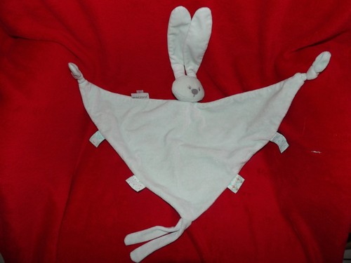 Doudou plat triangle lapin - doudou,