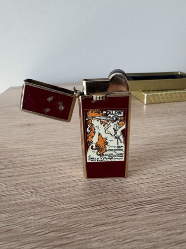 Rare briquet alphonse muchat - rare,