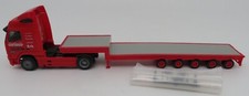 ALBEDO HO 1/87 CAMION VOLVO FH 16 12 NOOTEBOOM GLOBETROTTER REMORQUE SURBAISSEE