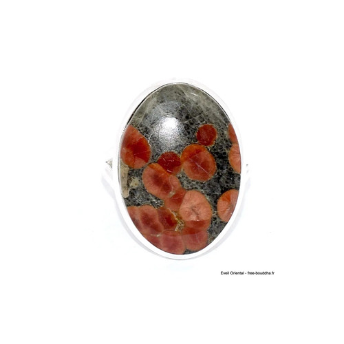 Obsidienne peanut bague taille - obsidienne,