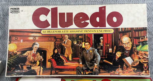 Cluedo parker jeu - cluedo,