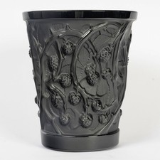 Vase Mures Cristal Noir