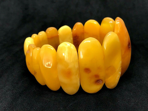 Ancien bracelet ambre vintage - ancien,