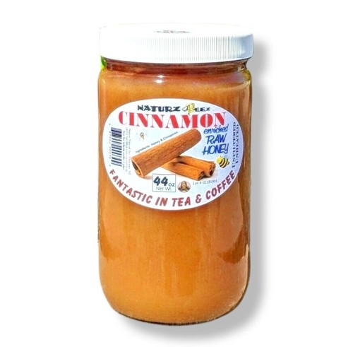 Raw honey with cinnamon 75 - raw, 2.75