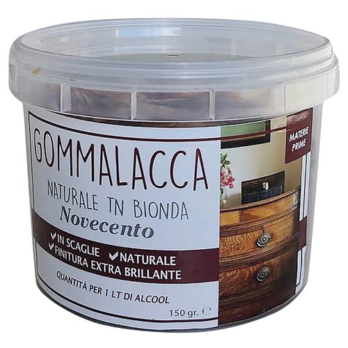 Gomme laque blonde flocons - gomme,