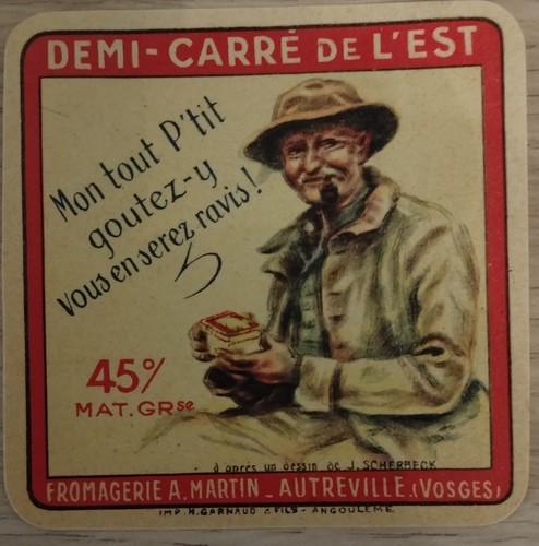 étiquette fromage - Étiquette, de