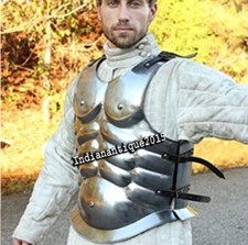 Médiévale Romain Acier Muscle Veste Sliver Plastron Cuirasse Veste Armor