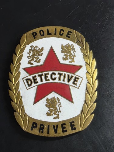 Plaque ceinture police - plaque,