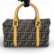 Auth FENDI ZUCCA Canvas Ladies