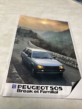 Peugeot 505 break berline 1983