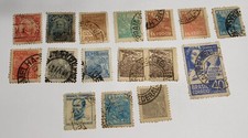 16 timbres du BRÉSIL