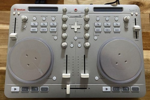 Vestax spin turntable - vestax,