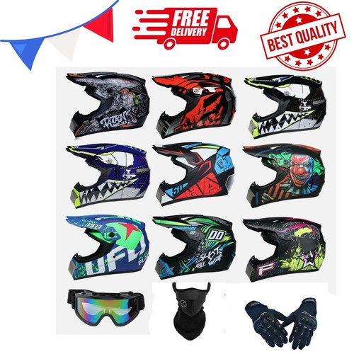 Casque moto cross bmx - de,