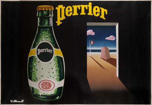Affiche poster perrier - ,