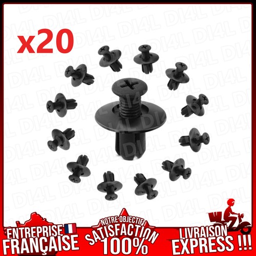 Clips fixation 8mm - clips,