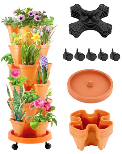 Pot fleurs vertical - de,