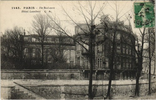Cpa paris ile louis - paris,