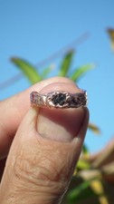 Bague moldavite / cuivre