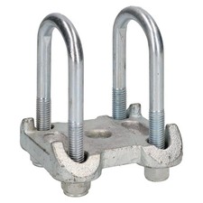 2 boulons en U 1 plaque de base pour remorque Ifor Williams ressort à lames p...