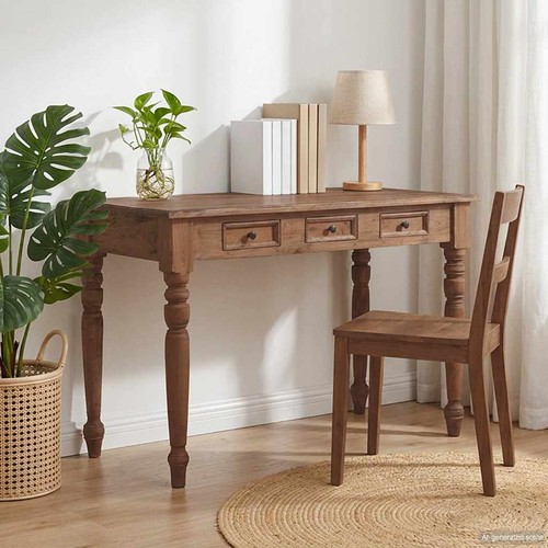 Bureau avec tiroirs table - tiroirs,