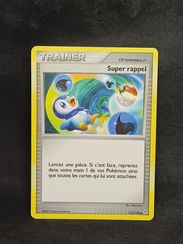 Carte pokémon super rappel - carte,