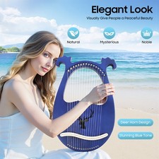 New lyre harp metal string - new,
