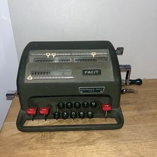 Ancienne Machine À Calculer Compagnie FACIT Paris By Atv Daberg-Facit Sweden