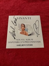 Flyer Dédicacé Autograph Amel Bent Vivante