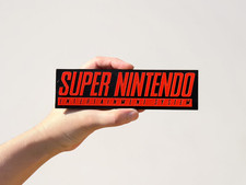 Plaque Logo Super Nintendo