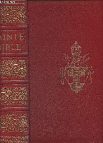 Sainte bible chanoine - la,