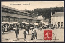 CPA Bar-sur-Seine, Le Marché 1908 