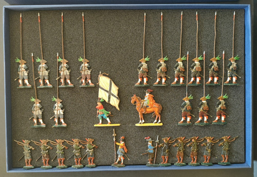 Plats étain zinnfiguren - d'étain,