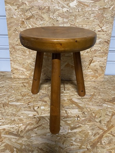 Ancien tabouret bois - tabouret, en