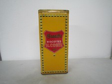 Boite publicitaireANCIENNE EN  TOLE CASSETTE BISCOTTES H COSTE
