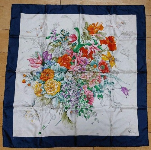 Foulard gucci fleurs - fleurs, multi